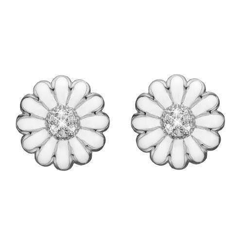 Image of Christina Collect 925 sterling sølv 12 mm Marguerites Smuk 12 mm marguerite med 5 Glitrende topaz, model 671-S39